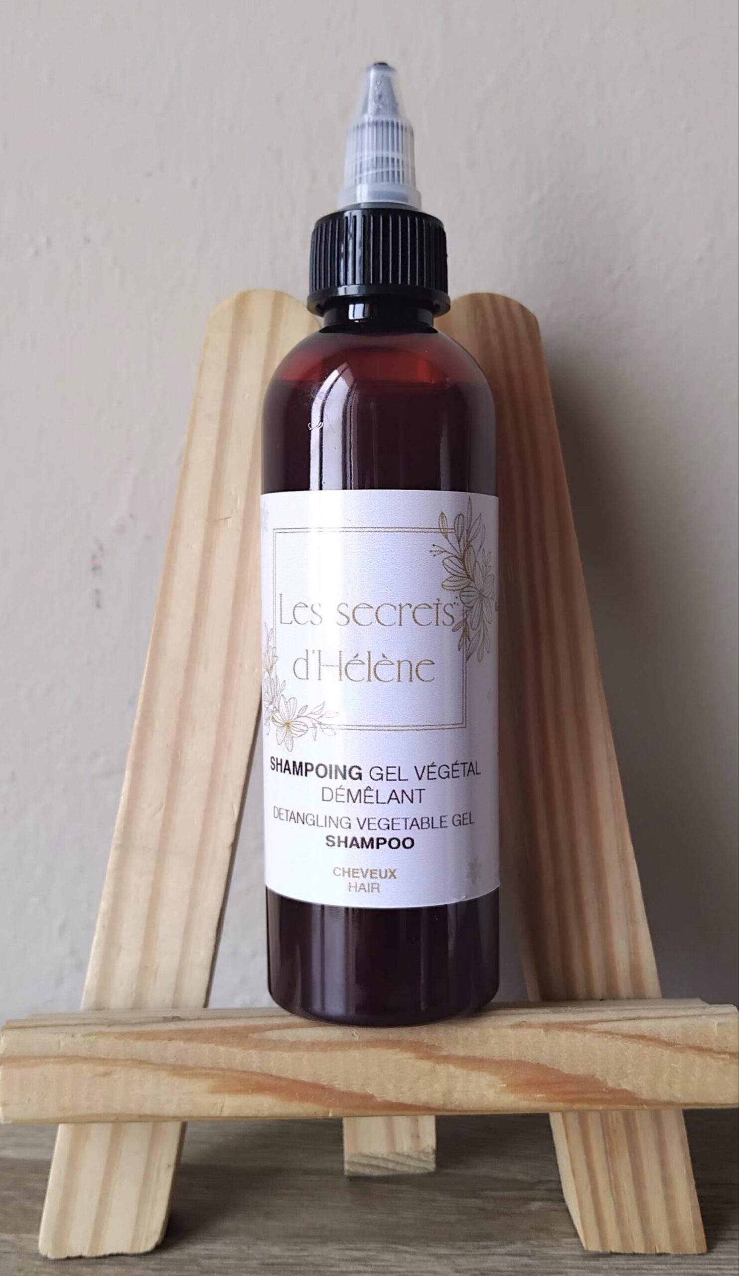 Shampoing gel végétal démêlant